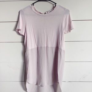 Wilfred XS Pink Silk Tee
